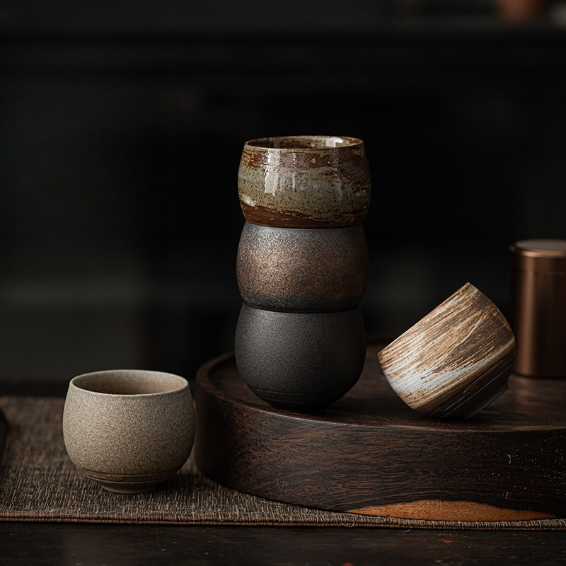 Coffee Tea And Sugar Set - Kung Fu Tea Set Japanese Stoneware