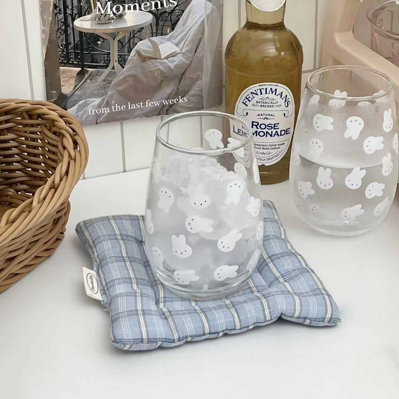 Cute Miffy Rabbit Printed Glas - Coffee Tea & Jane recension och pris