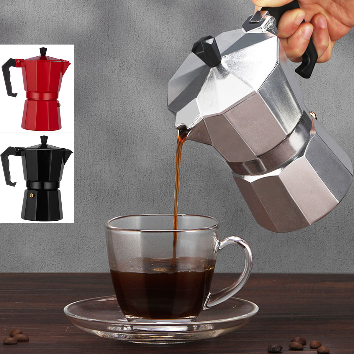 Coffee Maker Pot Aluminum Moch - Moka Pot Stove recension och pris