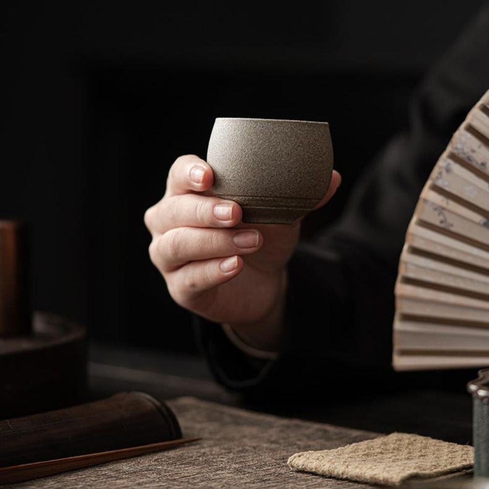 Kung Fu Tea Set Japanese Stone - Coffee Tea And Sugar Set recension och pris