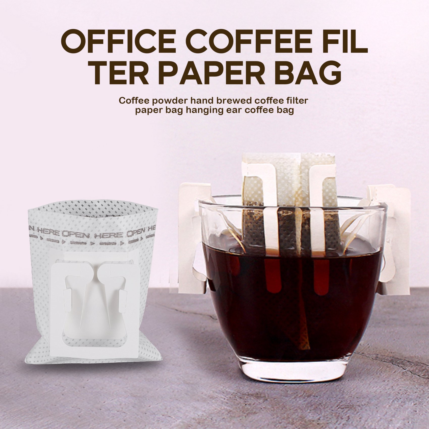 50Pcs / Pack Drip Coffee Filte - Coffee Tea & Jane recension och pris