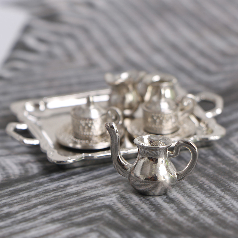 -*10pcs 1/12 Dollhouse Miniatu - Coffee Tea And Sugar Set recension och pris