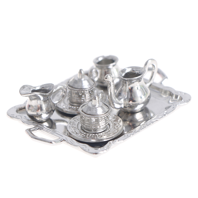 -*10pcs 1/12 Dollhouse Miniatu - Coffee Tea And Sugar Set recension och pris