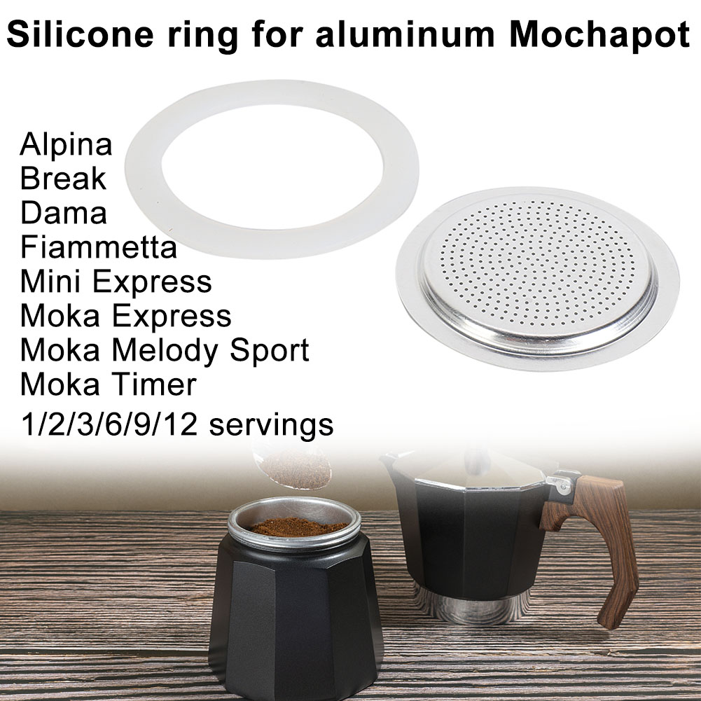 1 Set Rubber Seal Gasket With  - Moka Pot Stove recension och pris