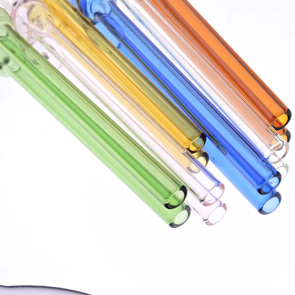 4pcs Wide 12mm Glass Straw Set - Coffee Tea And Sugar Set recension och pris
