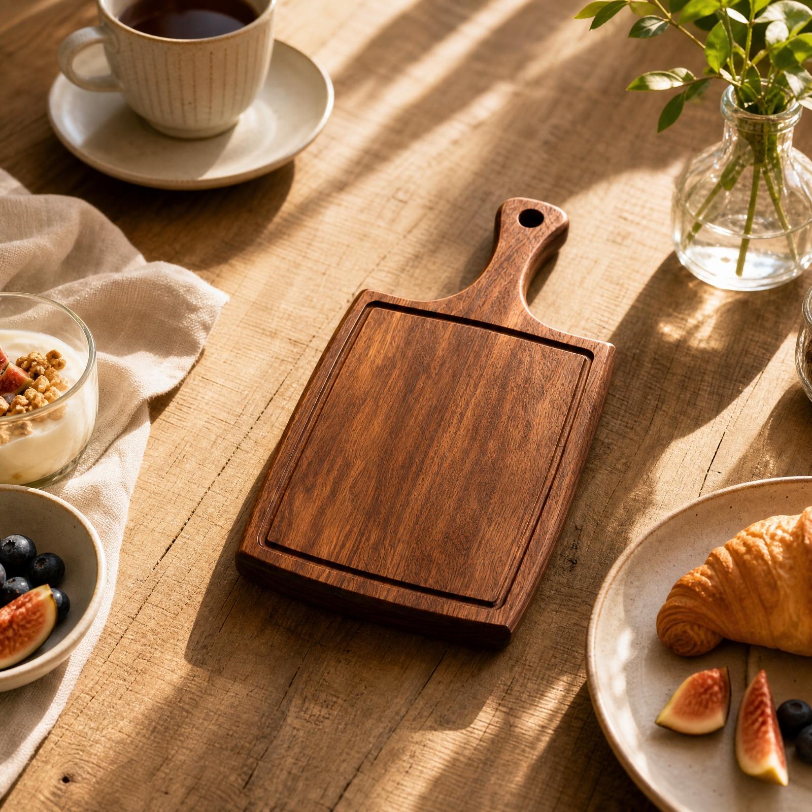 Wood Serving Tray with Hanging - Coffee Tea & Jane recension och pris